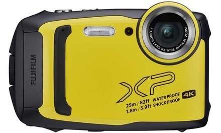 Fujifilm FinePix XP140 Waterproof Digital Camera w/16GB SD Card - Yellow