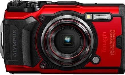 Olympus Tough TG-6 Waterproof Camera, Red