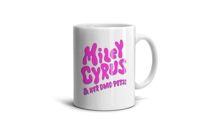 KmTGlory Miley-Cyrus-Classic-Logo Printing TeaMugs Cup Daily Use Ceramic Coffee