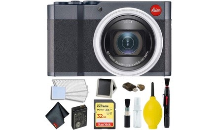 Leica C-Lux Digital Camera Midnight Blue Memory Kit