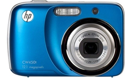 HP CW450T 12 MP Digital Camera with 4X Optical Zoom and 2.7-Inch Touchscreen LCD