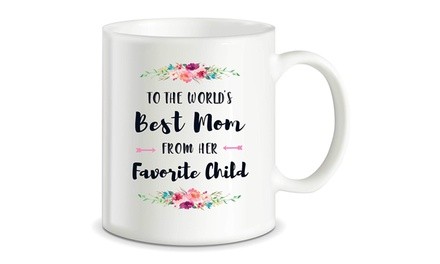 Funny Mothers Day Gifts from Daughter Son World's Best Mom From Her Favorite