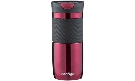 New Mug Contigo 16 oz Byron Snap Seal Stainless Steel Insulated Travel Vivacious