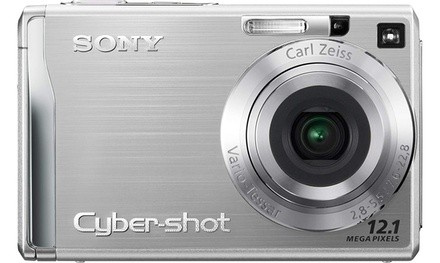 Sony Cybershot DSCW200 12.1MP Digital Camera with 3x Optical Zoom