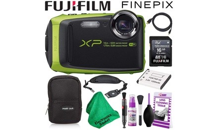 Fujifilm FinePix XP125 Waterproof Digital Camera Lime Budget-Friendly Camera