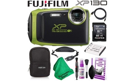 Fujifilm FinePix XP130 600019825 Waterproof Digital Camera Lime Budget-Friendly 