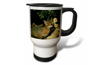  Travel Mug Gray Fox - 14oz 