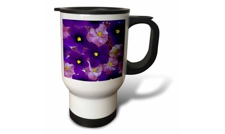  Travel Mug Floating flower design, Sammamish Washington - US48 DGU0144