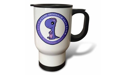  Travel Mug The Dinosaur Says Rawr - 14oz 