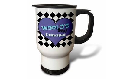  Travel Mug Worlds Best Principal Blue - 14oz 