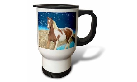  Travel Mug Paint Horse - 14oz 