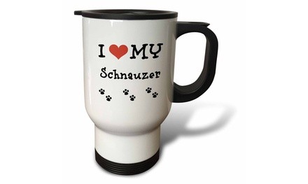  Travel Mug I Love My - Schnauzer - 14oz 