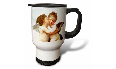  Travel Mug Cupid and Psyche as Children 1890 - L Amour enfants