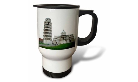  Travel Mug Tower Of Pisa Italy - 14oz 