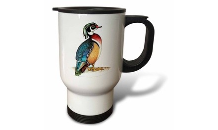  Travel Mug Wooden Duck  - 14oz 