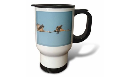  Travel Mug USA, Florida, Orlando. Sandhill Cranes. - 14oz 