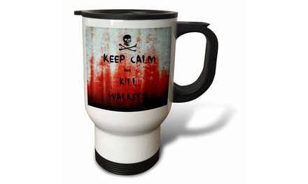  Travel Mug Keep Calm and Kill Walkers - Grim - 14oz 