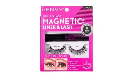 i Envy Quick & Easy Magnetic Liner & Lash False Eyelash Eyeliner Kit KPMLK01