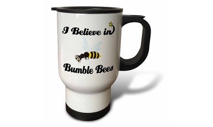  Travel Mug I Believe In Bumble Bees - 14oz 