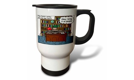  Travel Mug Pastor Prepares for His New Church - 14oz 