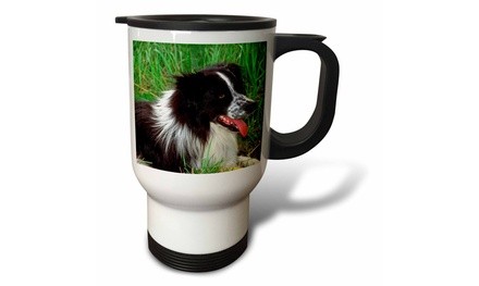  Travel Mug Border Collie - 14oz 