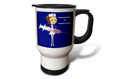  Travel Mug Congratulations On Becoming A Nurse - 14oz 