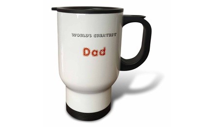  Travel Mug Worlds Greatest Dad - 14oz 