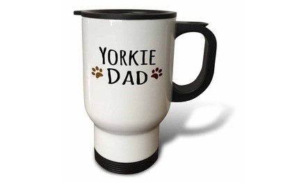  Travel Mug Yorkie Dog Dad - Yorkshire Terrier - Doggie by breed 