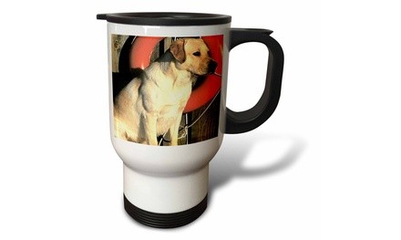  Travel Mug Yellow Labrador Lab - 14oz 