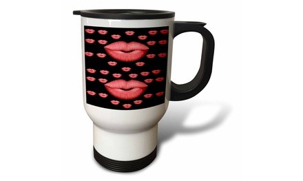  Travel Mug Pink Lips - 14oz 