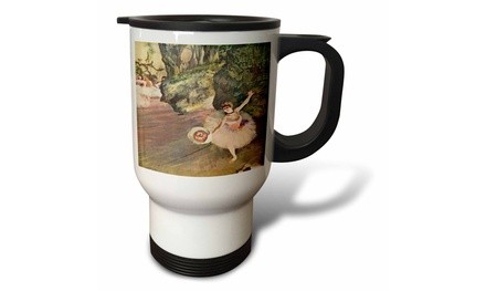  Travel Mug Edgar Degas Painting Take A Bow Of Ballerinas - 14oz 