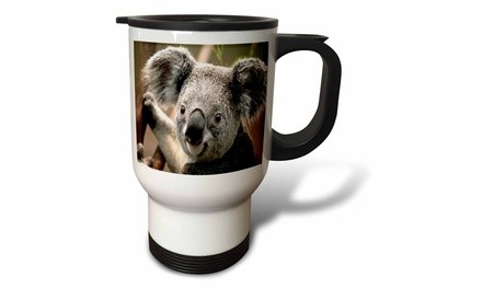  Travel Mug Koala Bear Closeup - 14oz 