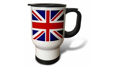  Travel Mug Union Jack Old British Naval Flag - 14oz 