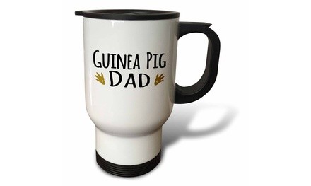  Travel Mug Guinea Pig Dad - for pet owners - cavy rodent family pets 