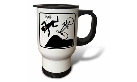  Travel Mug BMX Doubles dude 1 - 14oz 