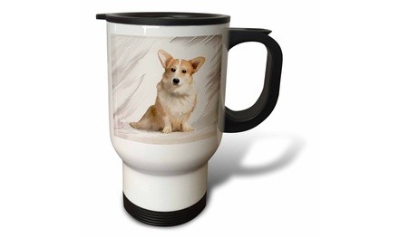  Travel Mug Welsh Corgi - 14oz 