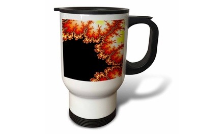  Travel Mug Fractal Frosted Autumn - 14oz 