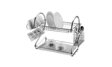 Home Basics Dish Drainer Drying Rack