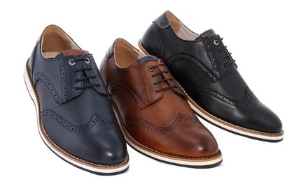 Adolfo Victor Men's Wingtip Dress Shoes