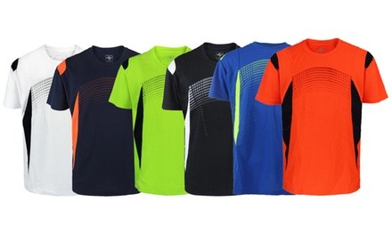 4-Pack LeeHanTon Men's Active Moisture Wicking Tee (S-3XL)