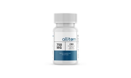 allitom Full Spectrum CBD Gel Capsules (50mg or 750mg)