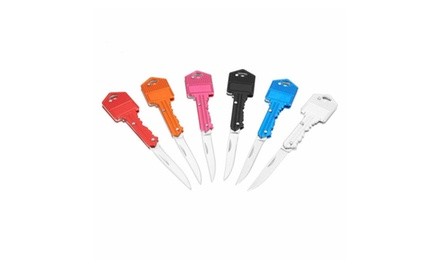 6 PCS Key Knife, Key Chain Knife, Stainless Steel Self Defense Knife