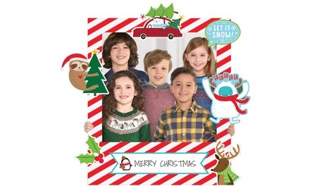 Christmas Giant Photo Frame with Props (34-Piece)