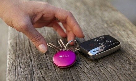 Orbit Key Finder and Bluetooth Tracker in Multiple Color Options (1- or 2-Pack)