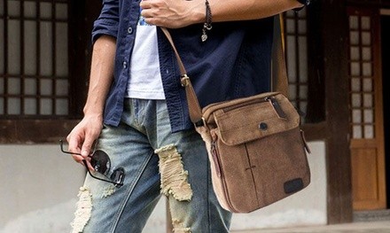 Multifunctional Unisex Canvas Traveling Side Strap Bag (6-Colors)