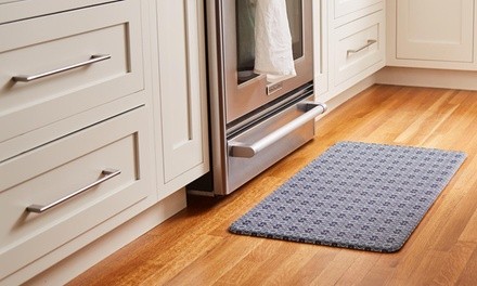 Forever Woven Patterned Cushioned Anti-Fatigue Kitchen Mat