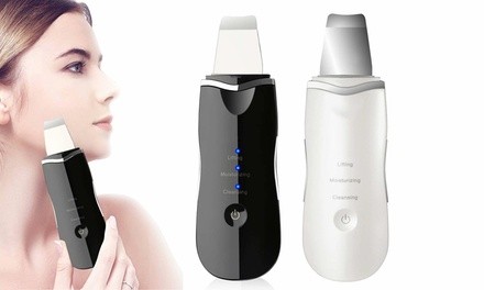 Ultrasonic Skin Scrapper, Blackhead Remover and Cleansing Exfoliator