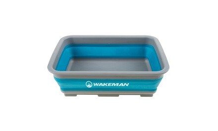 Wakeman 10L Collapsible Portable Camping Wash Basin