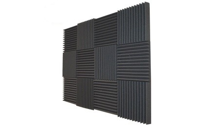 12 Acoustic Foam Tiles Wall Record Studio Sound Proof 12