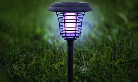 Pure Garden Solar Bug Zapper LED and UV Light